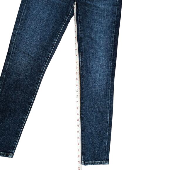 Agolde Sophie Mid Rise Ankle Skinny Denim Blue Jean Button Fly Size 26 - Picture 6 of 9